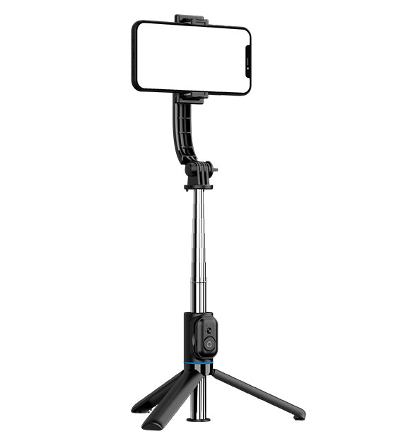 Vlogger Mobile Selfie Stick with Mini Tripod