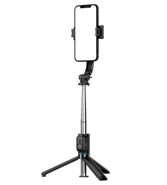 Foldable Mobile Selfie Stick with Bluetooth Remote