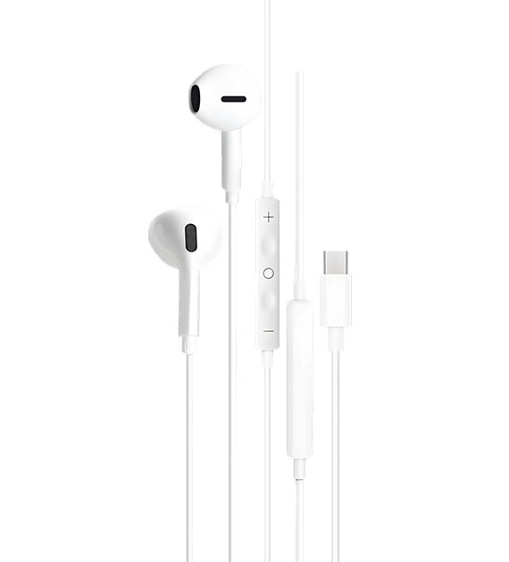 Foldable Design Wired Earphones Type C