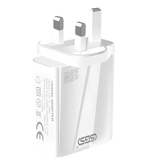 mobile phone charger 25W UK plug