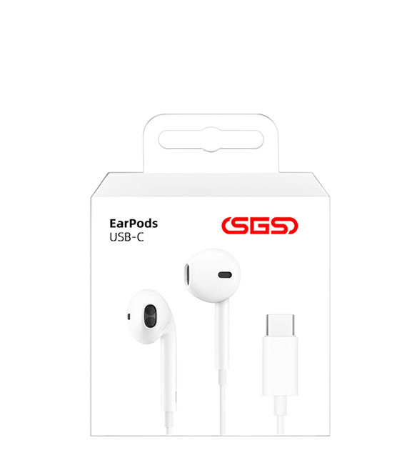 USB-C Wired Earphone with DAC Chip