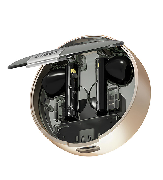 TWS earbuds with metal charging case