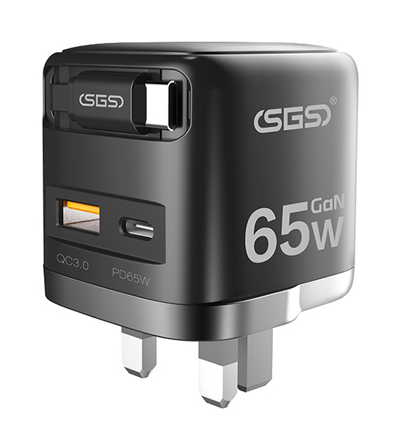 usb-c power adapter with UK plug