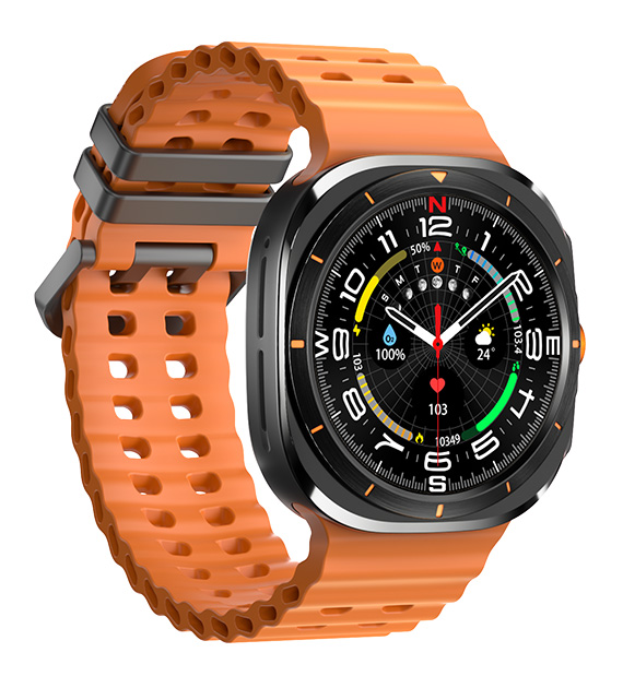 round dial smart watch
