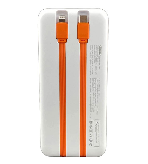 power bank built-in cable