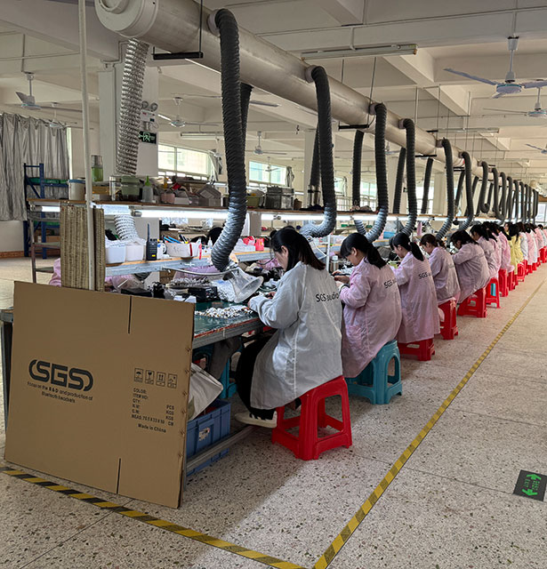 Bluetooth TWS earbuds factory soldering production line